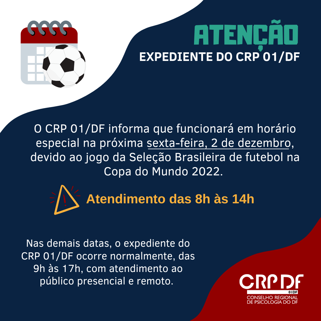 Horário de Expediente CRP21 05/12 alterado (Jogos da Copa)￼ - crp21